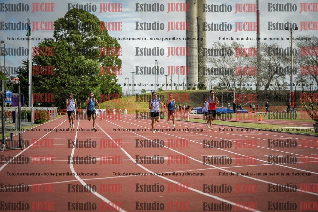 Fotos de los 400 m llanos de varones - FINAL