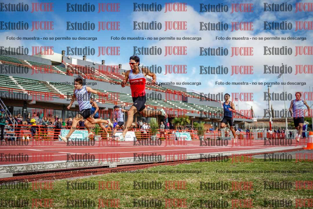 Fotos de los 400 m llanos de varones - FINAL