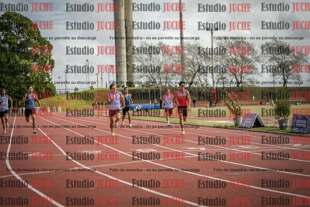 Fotos de los 400 m llanos de varones - FINAL