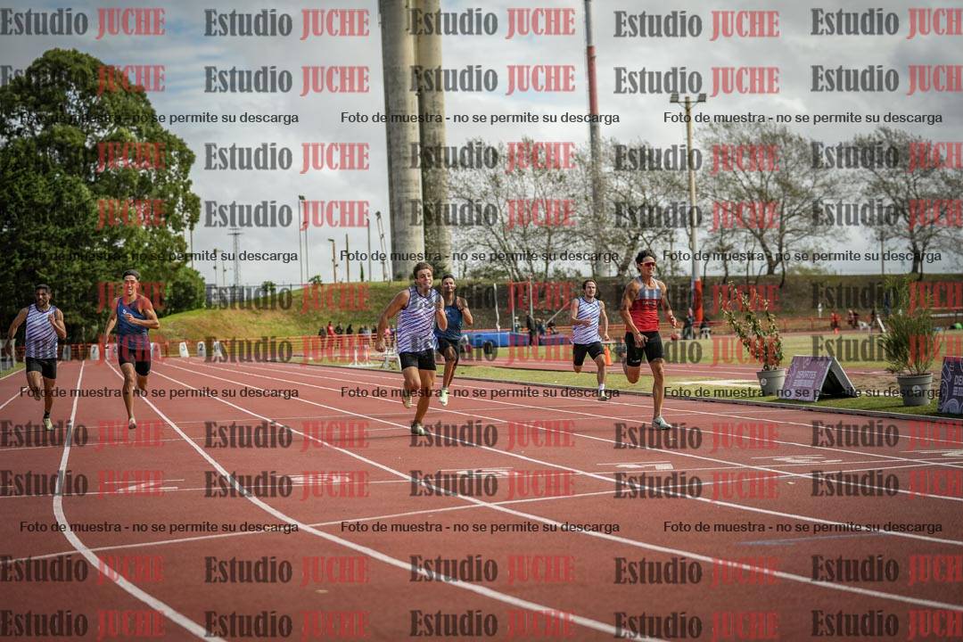 Fotos de los 400 m llanos de varones - FINAL