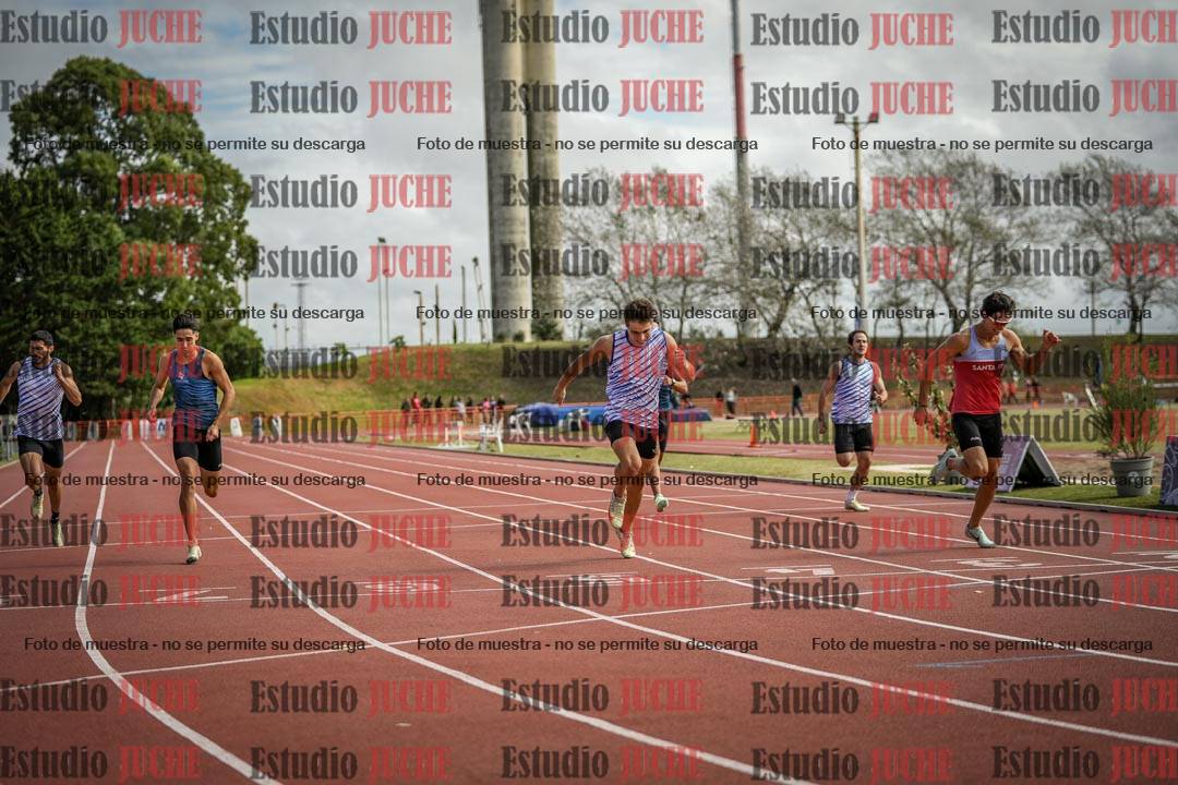 Fotos de los 400 m llanos de varones - FINAL