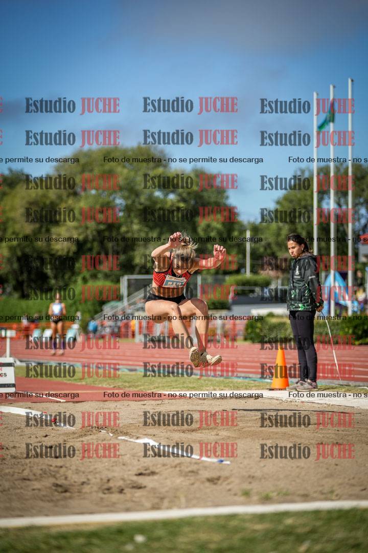 Fotos del salto en largo de mujeres