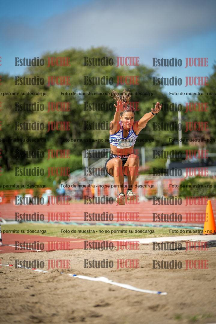 Fotos del salto en largo de mujeres