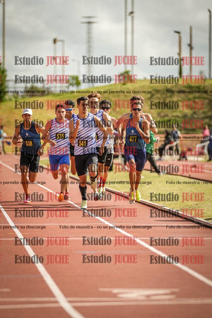 Fotos de los 800 m llanos de varones