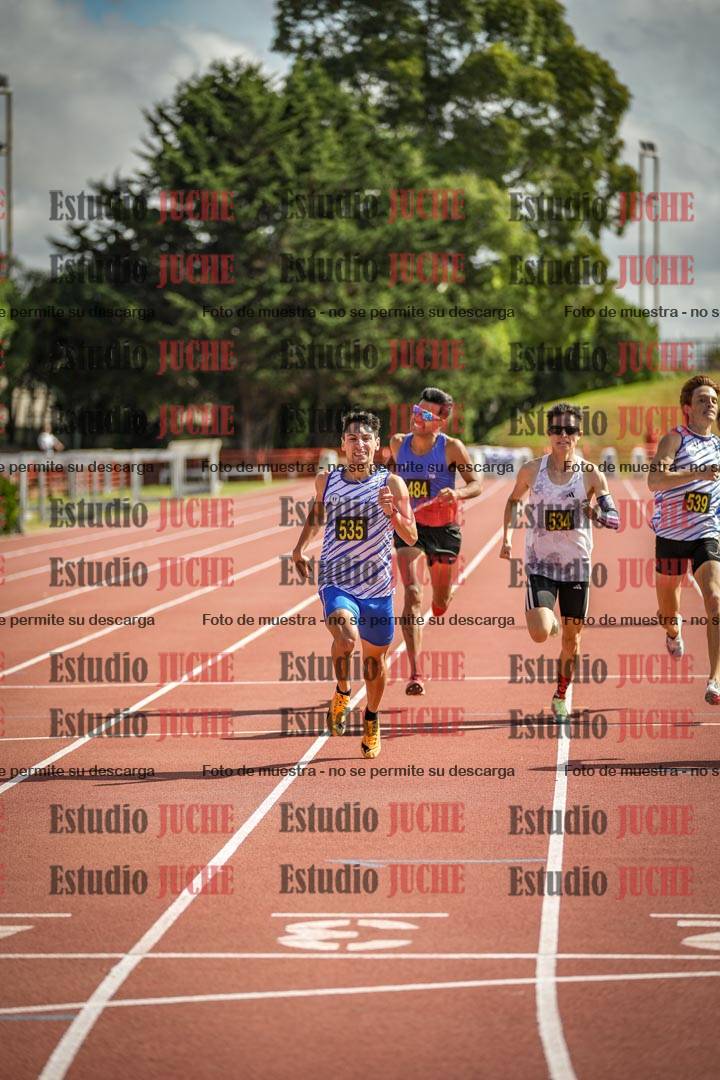 Fotos de los 800 m llanos de varones