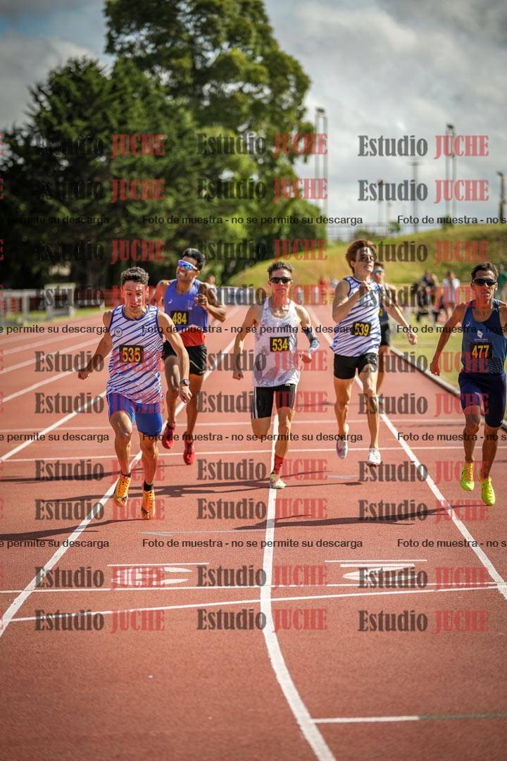 Fotos de los 800 m llanos de varones