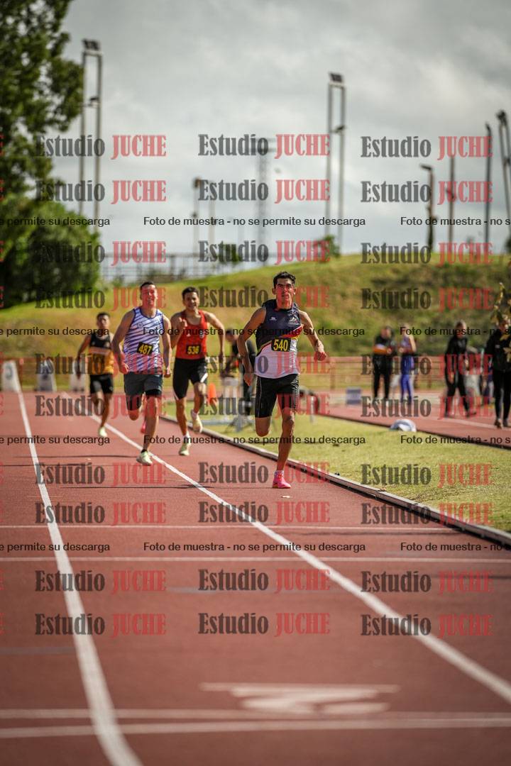 Fotos de los 800 m llanos de varones