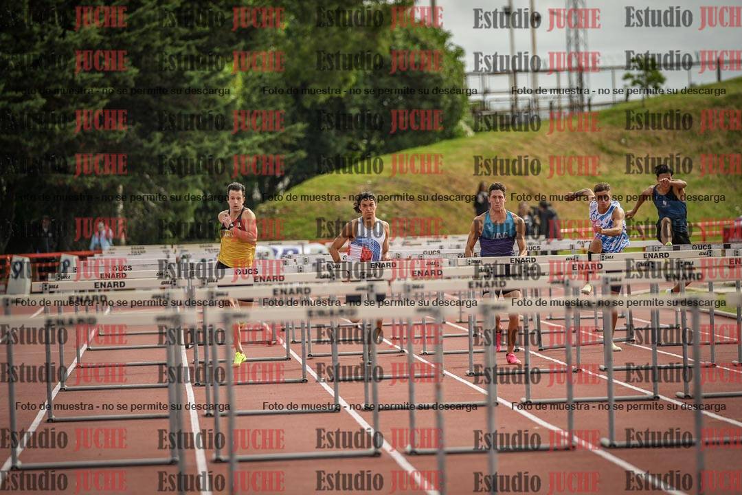 Fotos de los 110 m con vallas de varones - FINAL
