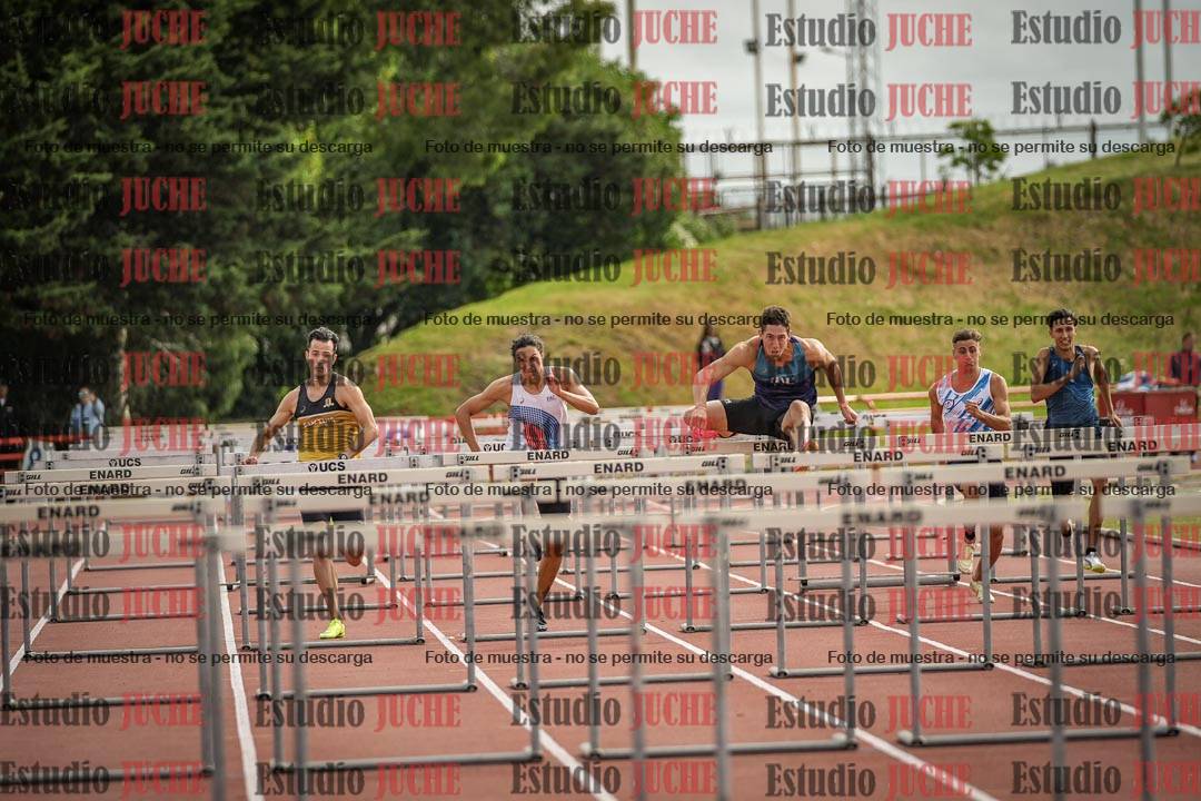 Fotos de los 110 m con vallas de varones - FINAL