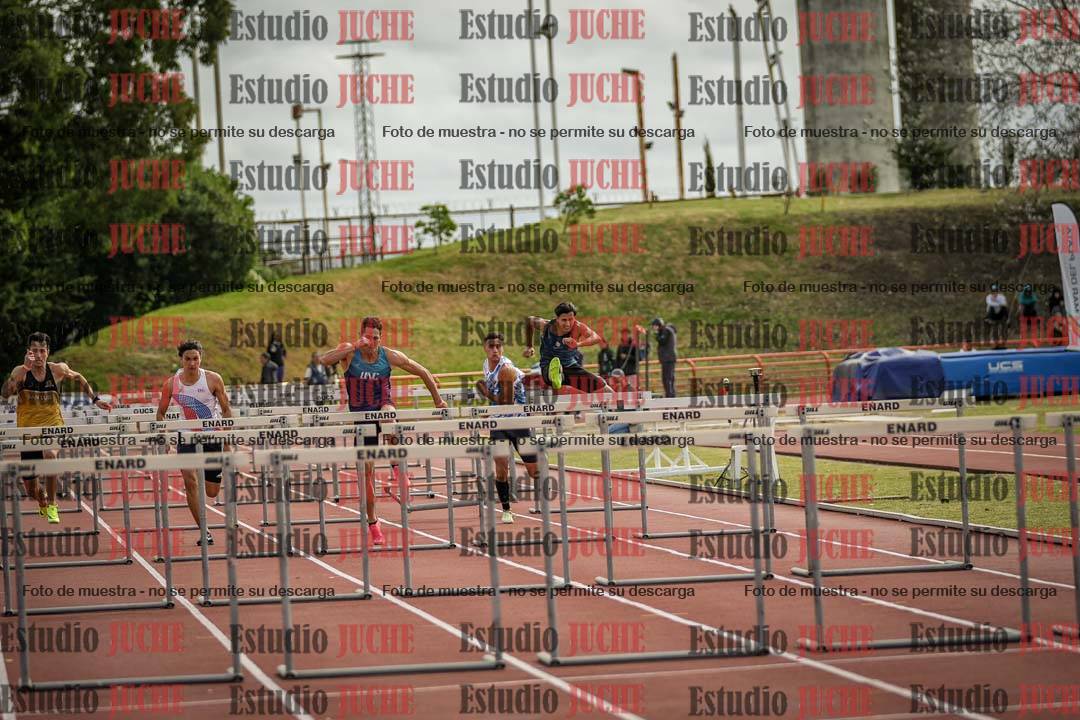 Fotos de los 110 m con vallas de varones - FINAL