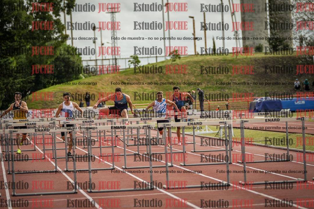 Fotos de los 110 m con vallas de varones - FINAL