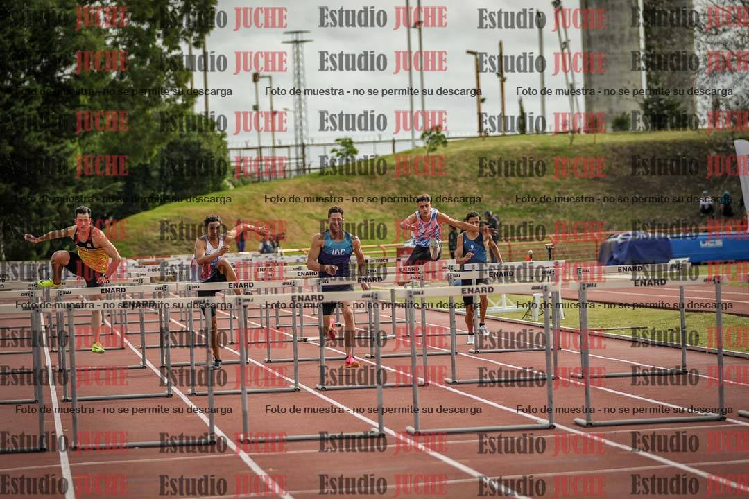 Fotos de los 110 m con vallas de varones - FINAL
