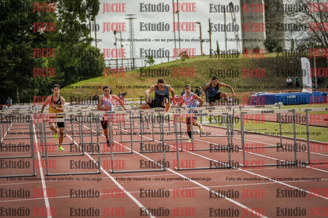 Fotos de los 110 m con vallas de varones - FINAL