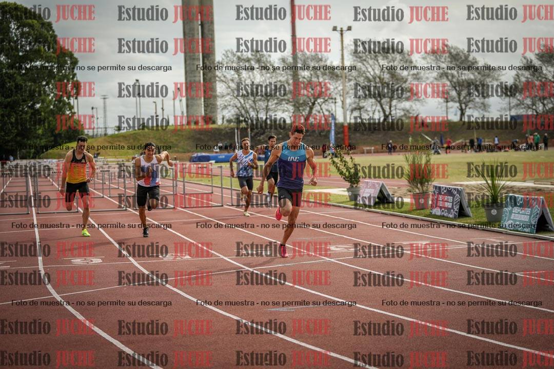 Fotos de los 110 m con vallas de varones - FINAL