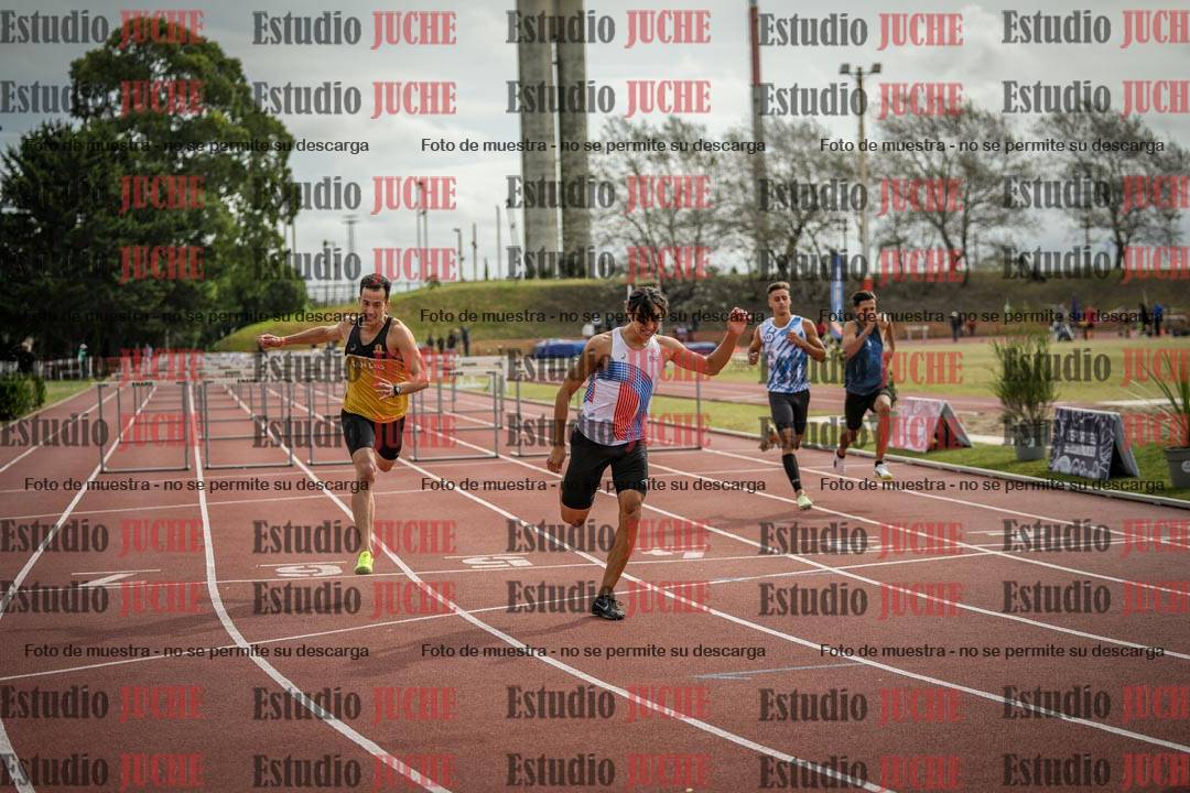 Fotos de los 110 m con vallas de varones - FINAL
