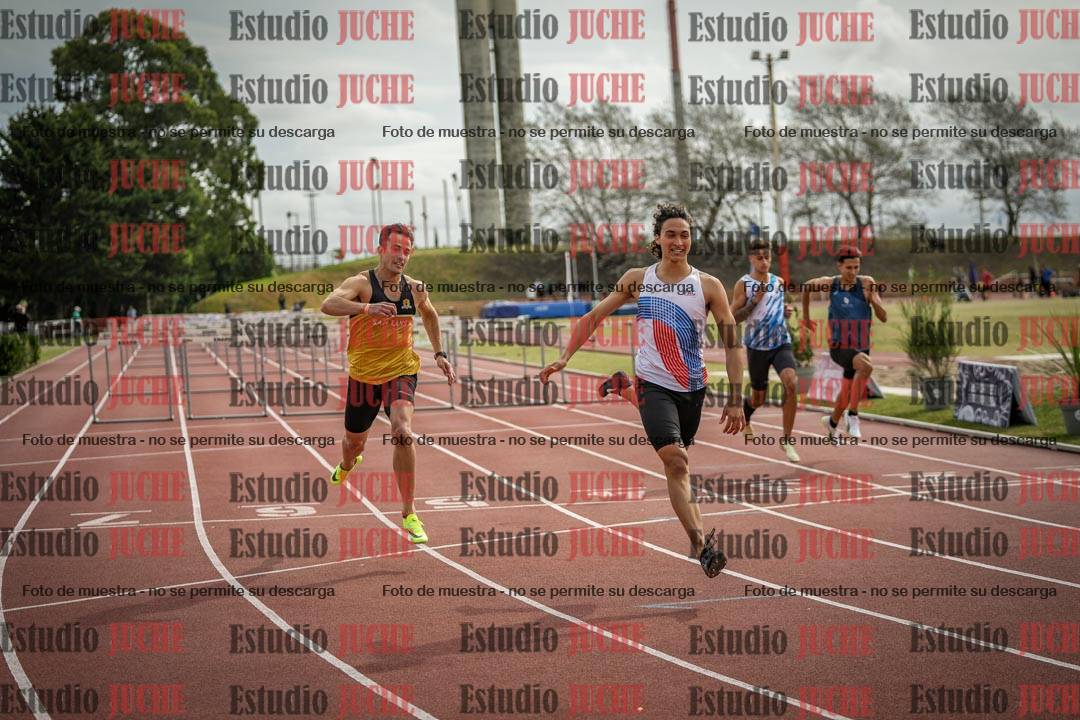 Fotos de los 110 m con vallas de varones - FINAL