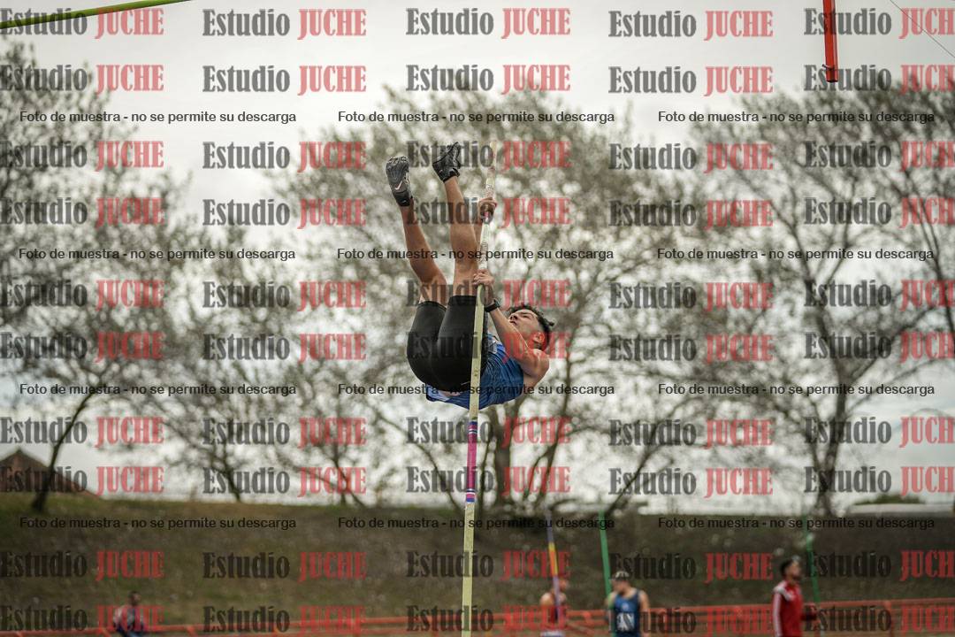 Fotos del salto con garrocha de varones