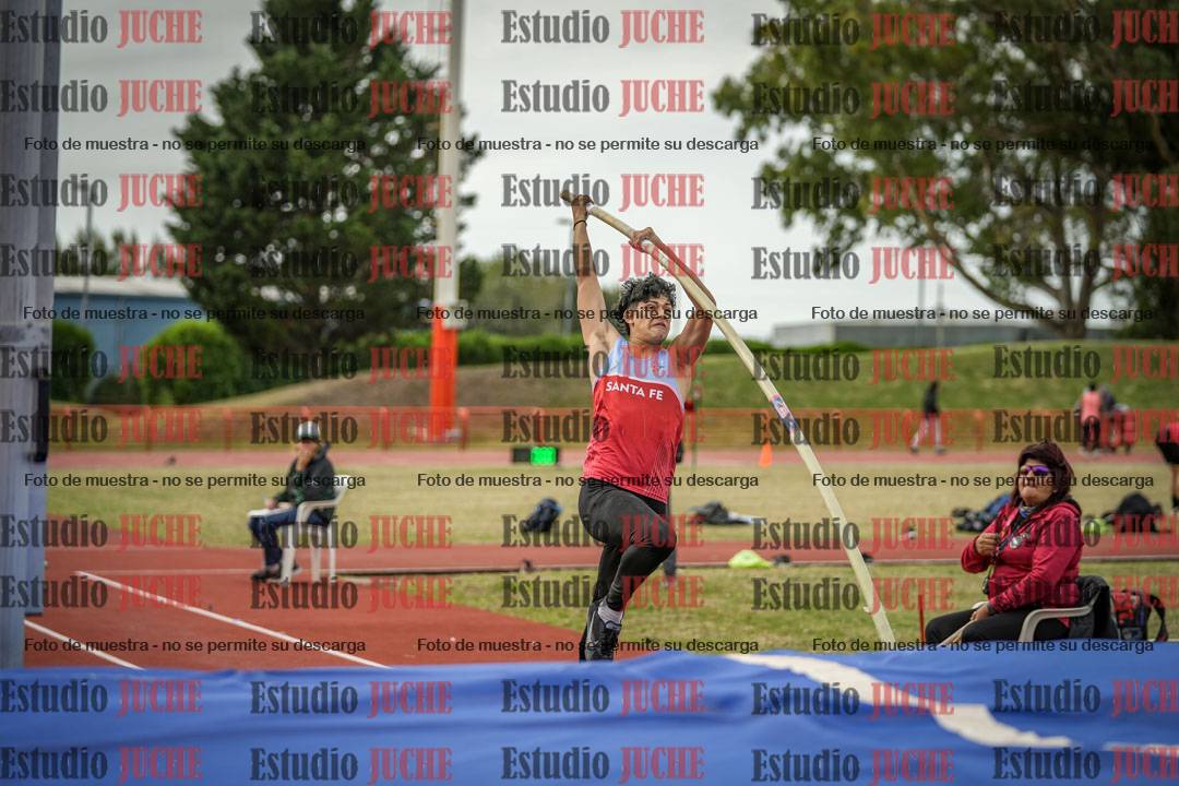 Fotos del salto con garrocha de varones