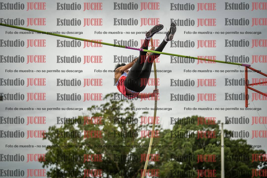 Fotos del salto con garrocha de varones
