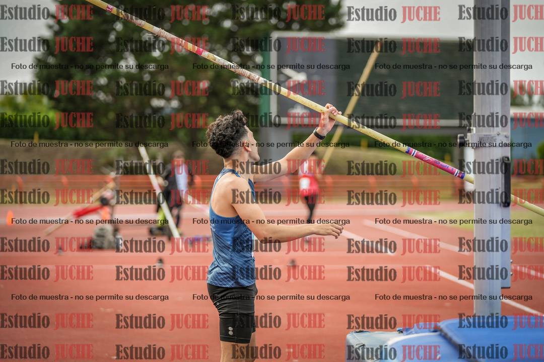 Fotos del salto con garrocha de varones