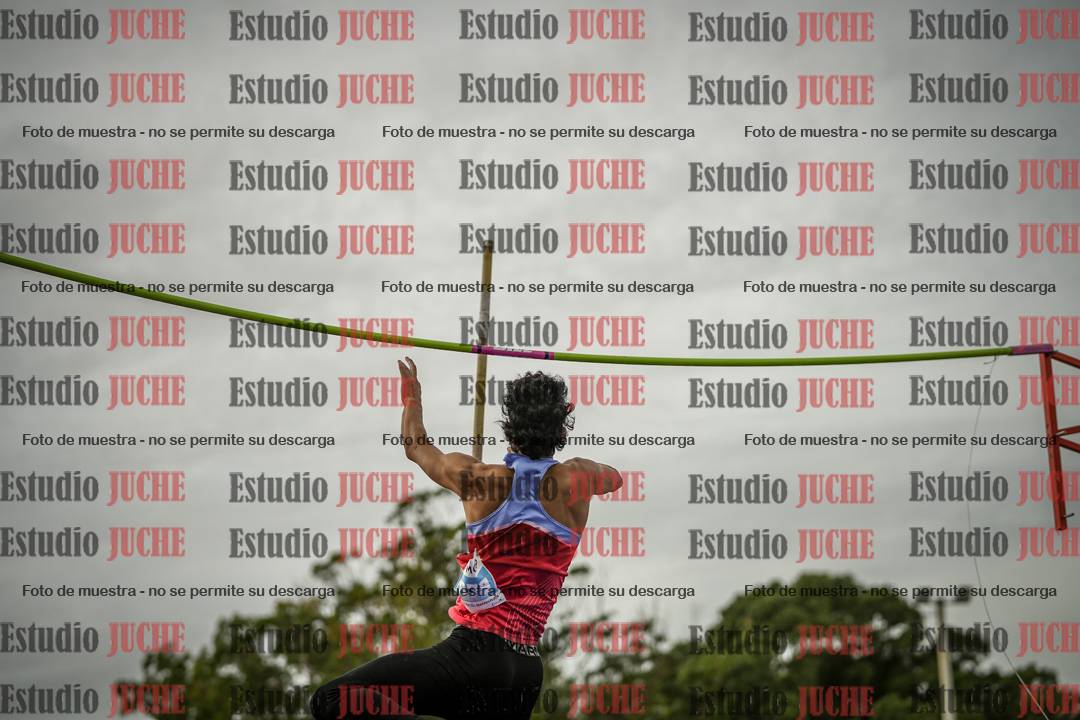 Fotos del salto con garrocha de varones