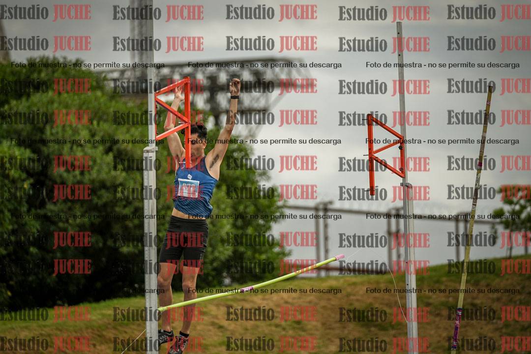 Fotos del salto con garrocha de varones