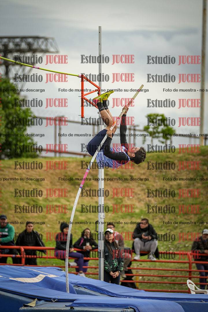 Fotos del salto con garrocha de varones