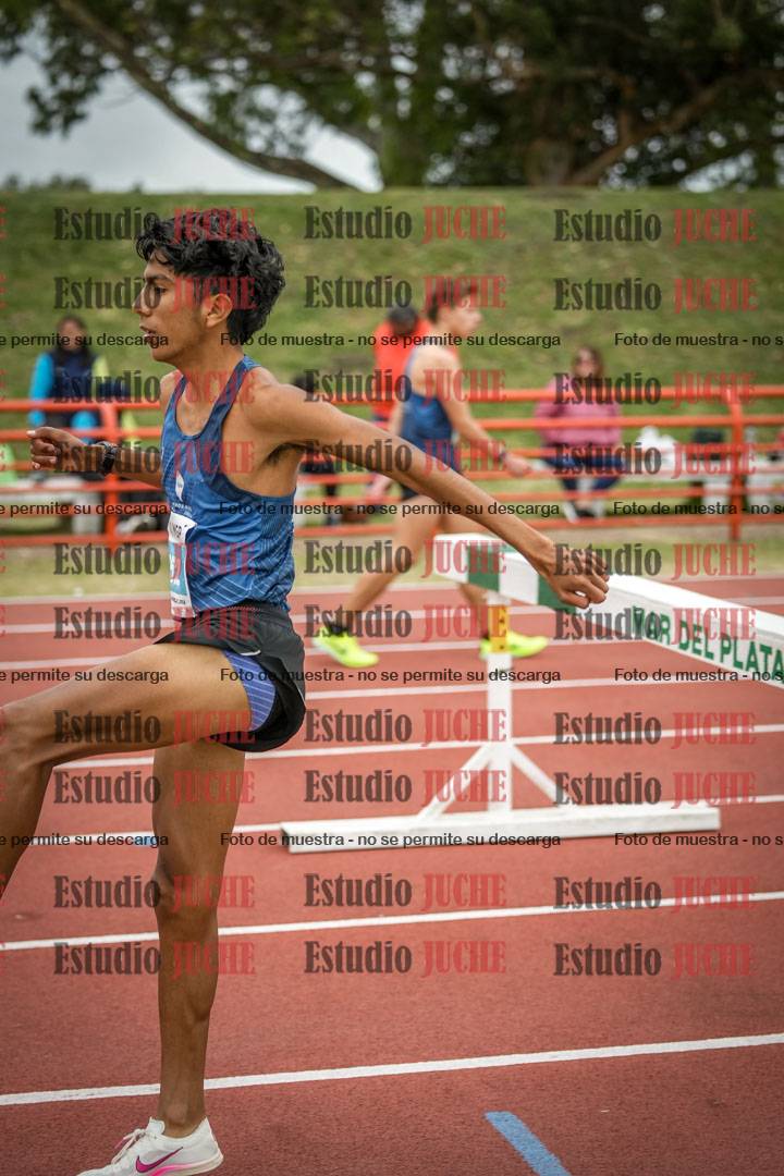 Fotos de los 3000 m con obstáculos de varones
