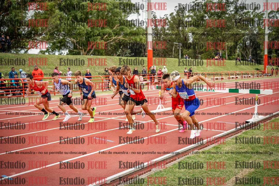 Fotos de los 3000 m con obstáculos de varones