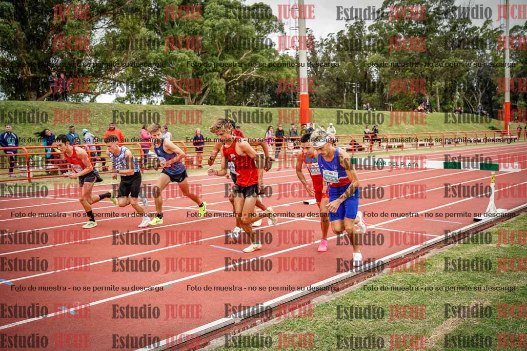 Fotos de los 3000 m con obstáculos de varones