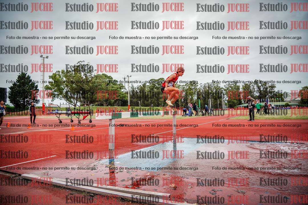 Fotos de los 3000 m con obstáculos de varones