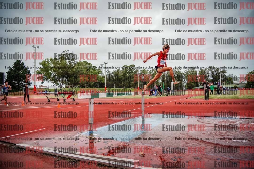 Fotos de los 3000 m con obstáculos de varones