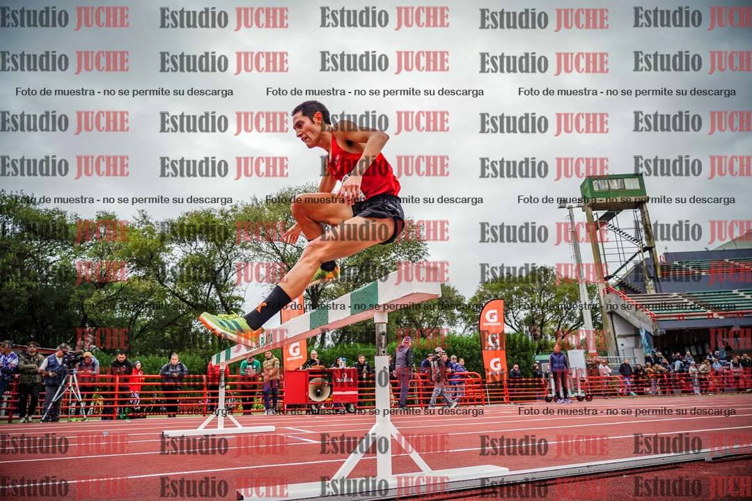 Fotos de los 3000 m con obstáculos de varones