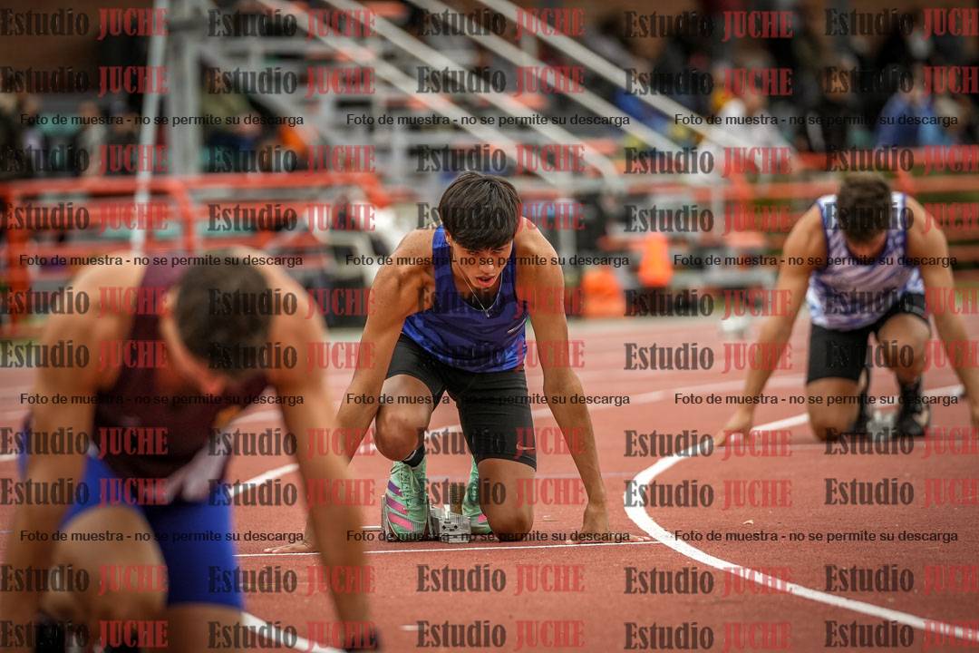 Fotos de los 400 m llanos de varones - decatlón 5