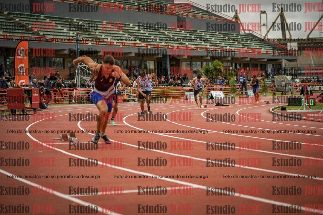 Fotos de los 400 m llanos de varones - decatlón 5
