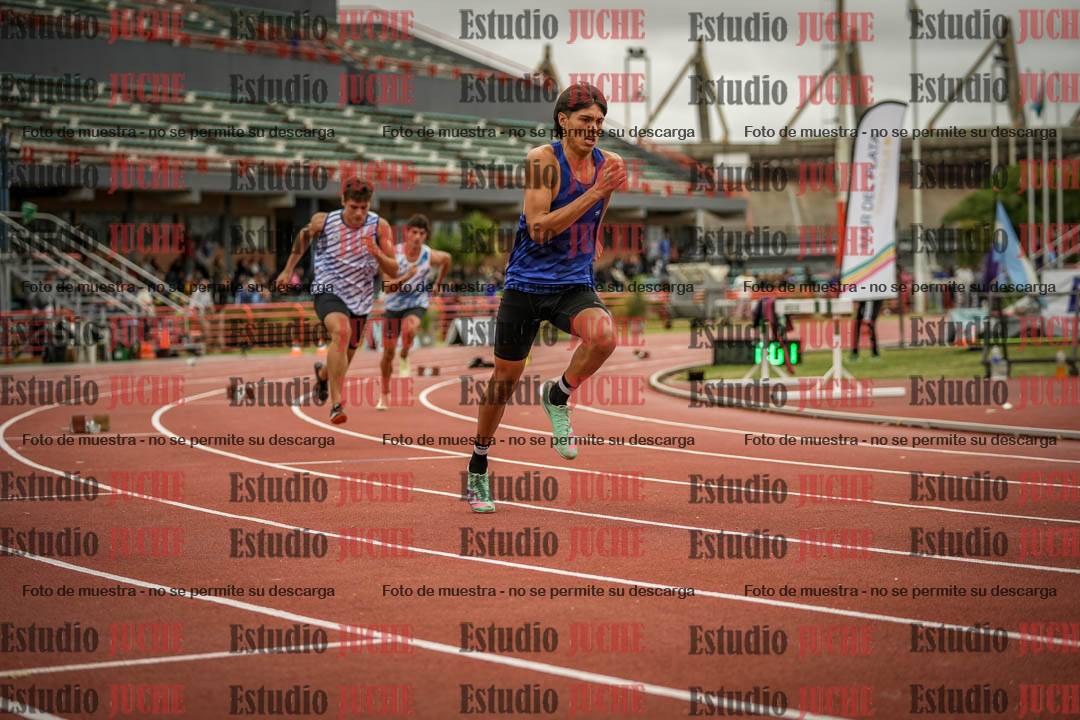 Fotos de los 400 m llanos de varones - decatlón 5