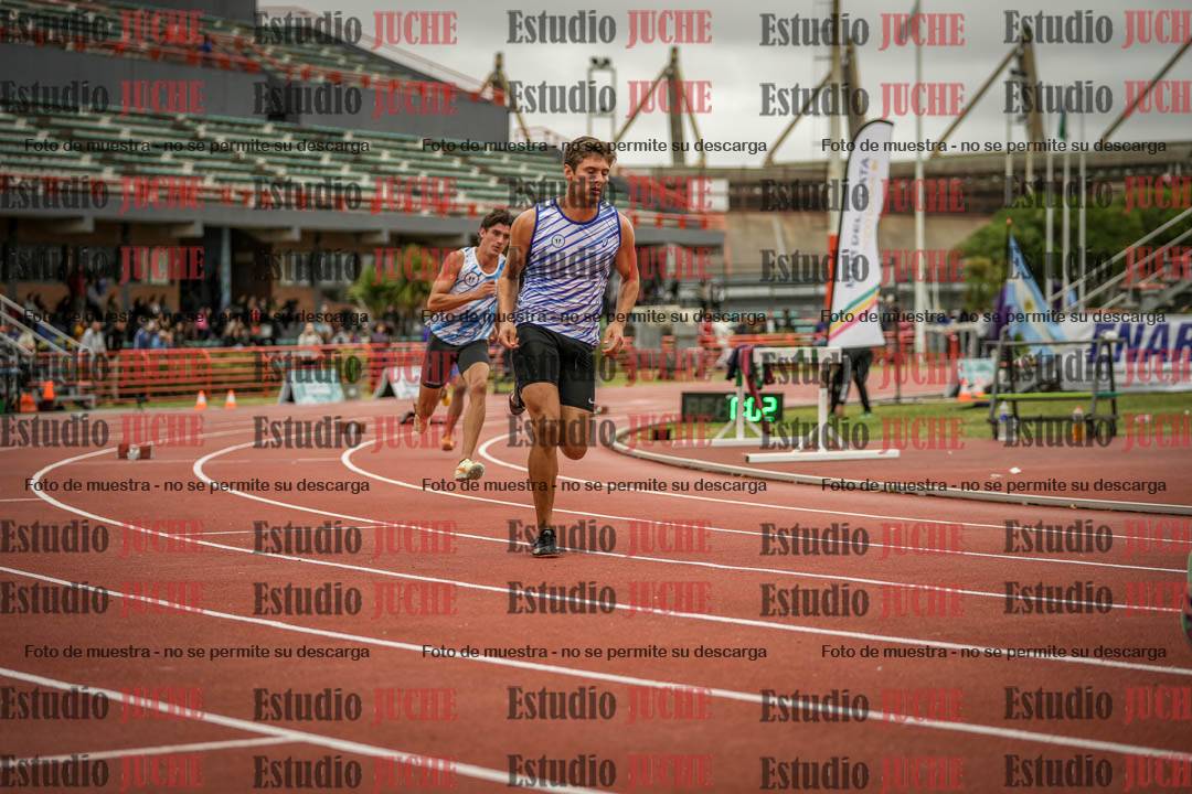 Fotos de los 400 m llanos de varones - decatlón 5