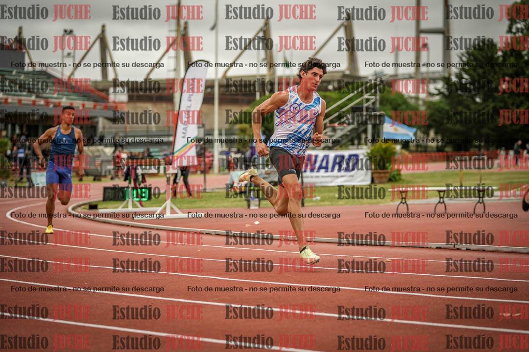 Fotos de los 400 m llanos de varones - decatlón 5