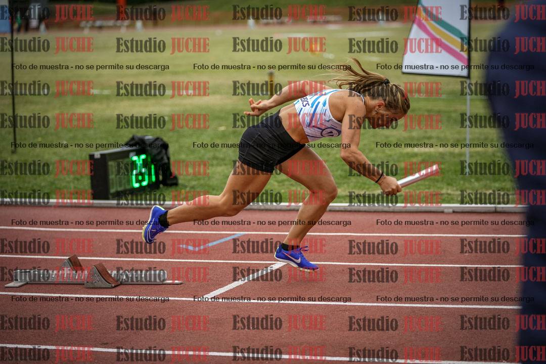 Fotos de las postas 4x100 m de mujeres