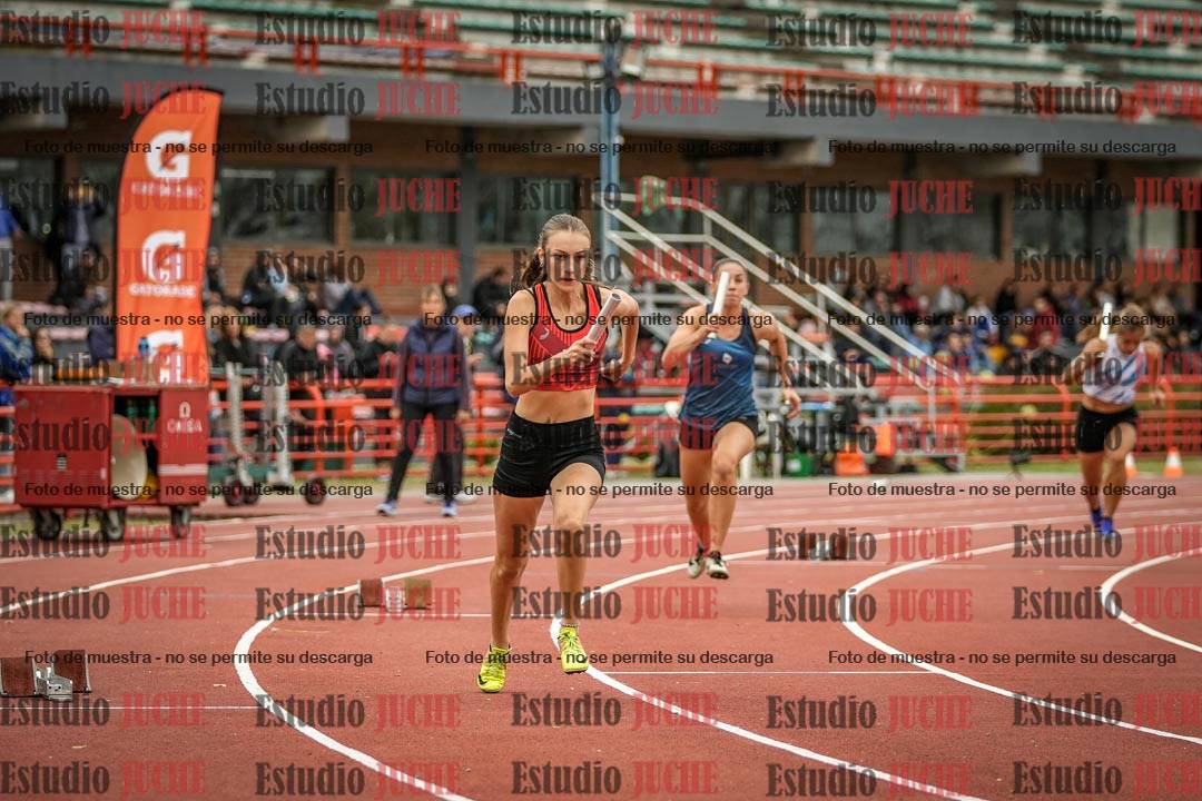 Fotos de las postas 4x100 m de mujeres