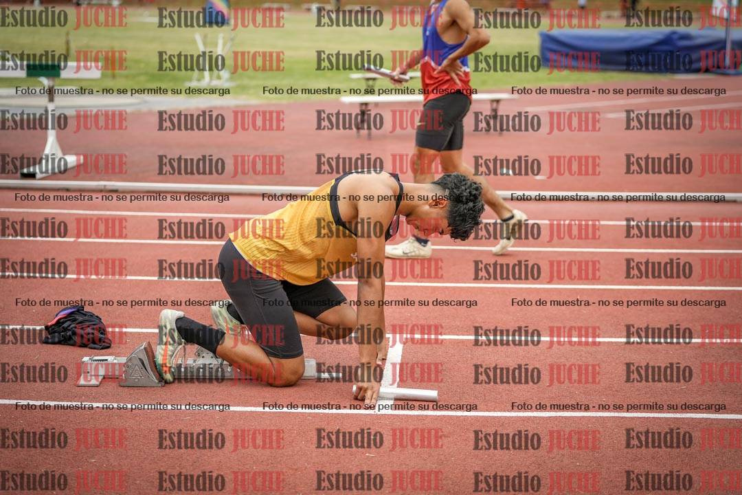 Fotos de las postas 4x100 m de varones