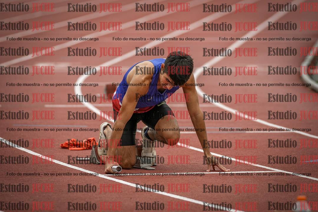 Fotos de las postas 4x100 m de varones