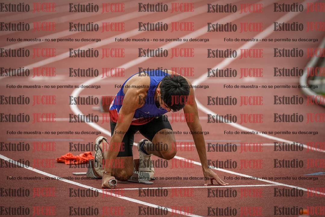 Fotos de las postas 4x100 m de varones