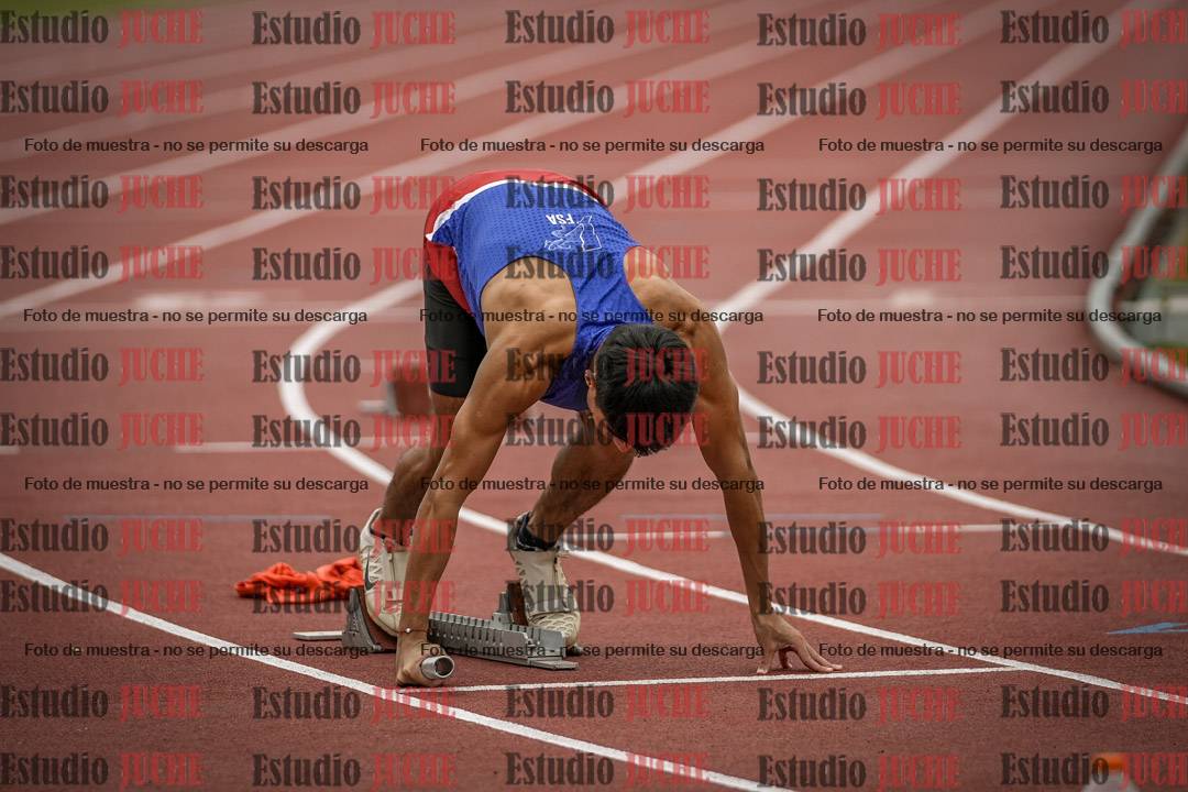 Fotos de las postas 4x100 m de varones