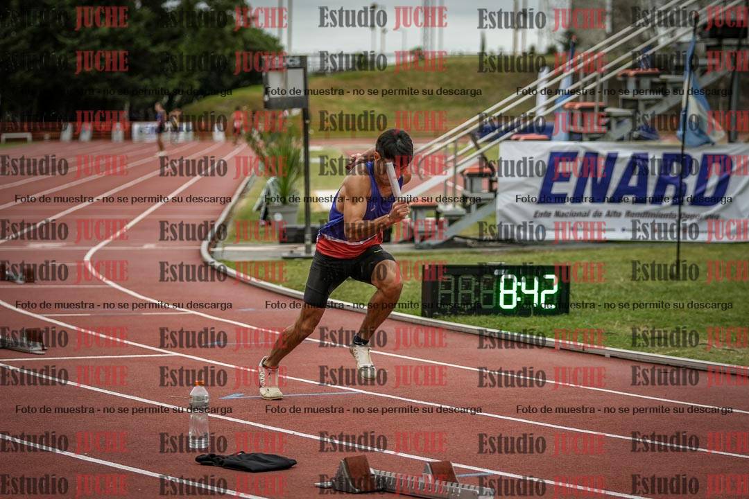 Fotos de las postas 4x100 m de varones
