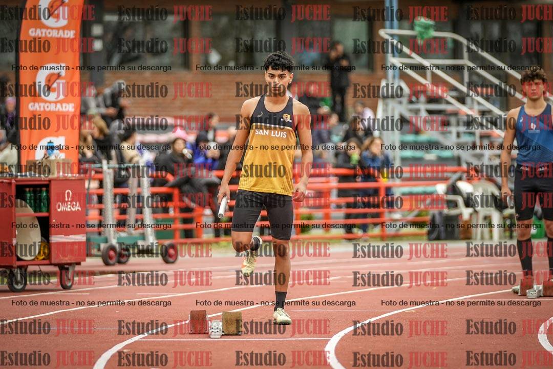 Fotos de las postas 4x100 m de varones