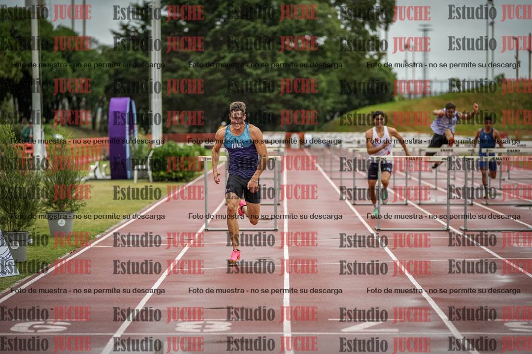 Fotos de los 110 m con vallas de varones - decatlón 6