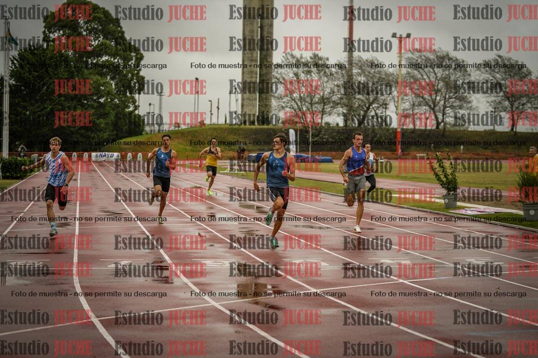 Fotos de los 200 m llanos de varones