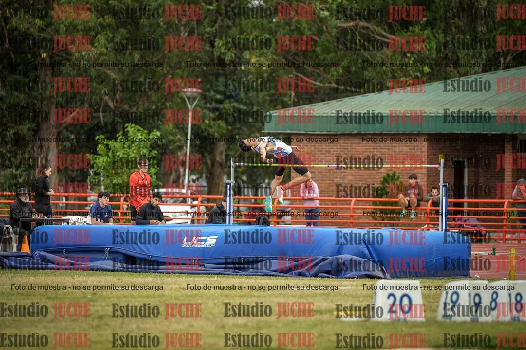 Fotos del salto en alto de varones