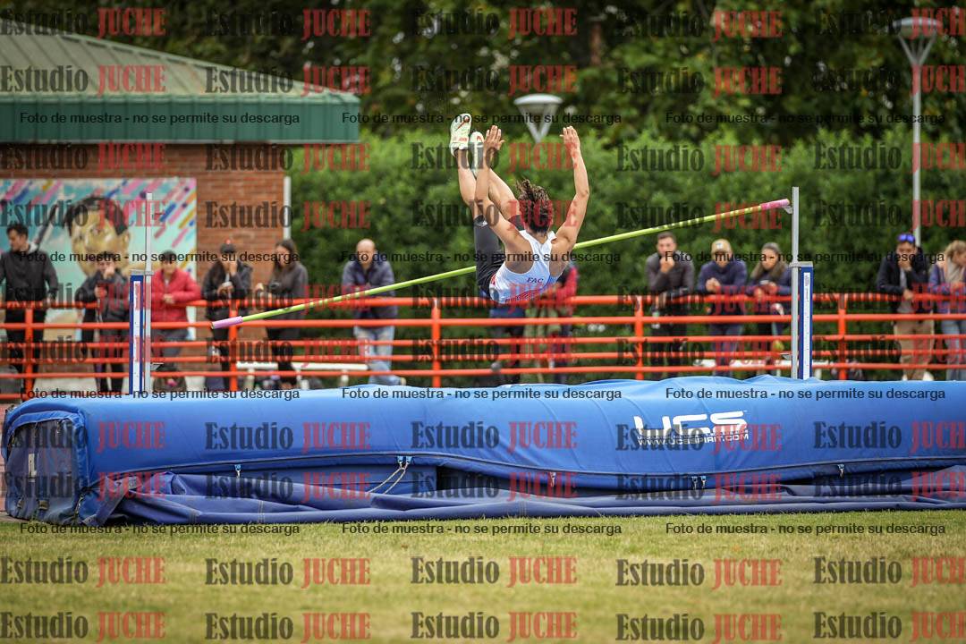 Fotos del salto en alto de varones
